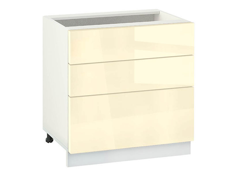 Ντουλάπι Κουζίνας επιδαπέδιο 80εκ., Νο 803 Ivory, κωδ. 1229920585, Genomax